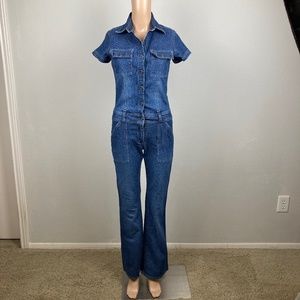 Stephen Hardy Squeeze y2k 90's Vintage Blue Jean Jumpsuit
